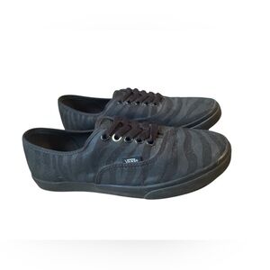 Vans animal print size 7.5 lace up